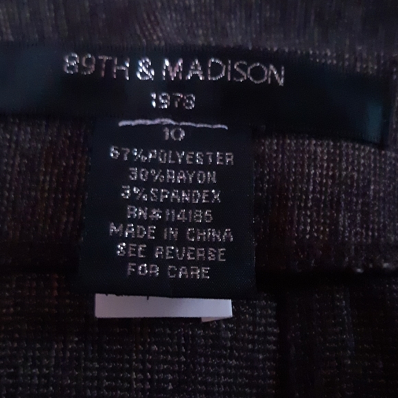 89TH Madison Pencil Skirt Size 10 - Picture 12 of 15